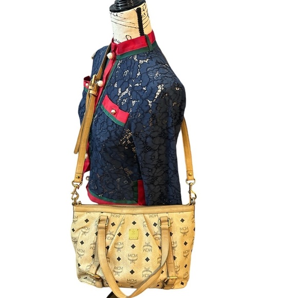 MCM Handbags - MCM Monogram Two Way Bag